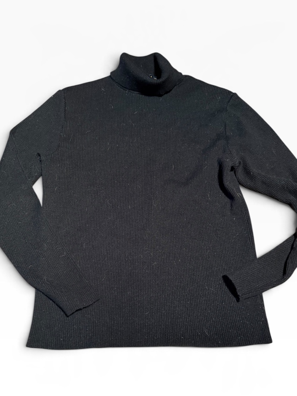 Royal Mer Classic Black Turtleneck Sweater (fits M)